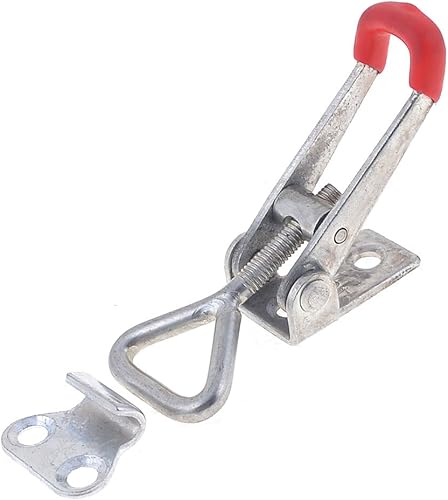 IIVVERR Home Cupboard Metal Lever Handle Push Pull Toggle Catch Latch Hasp 3.7" (Hogar, armario, palanca de metal, manija, empuñadura, palanca,