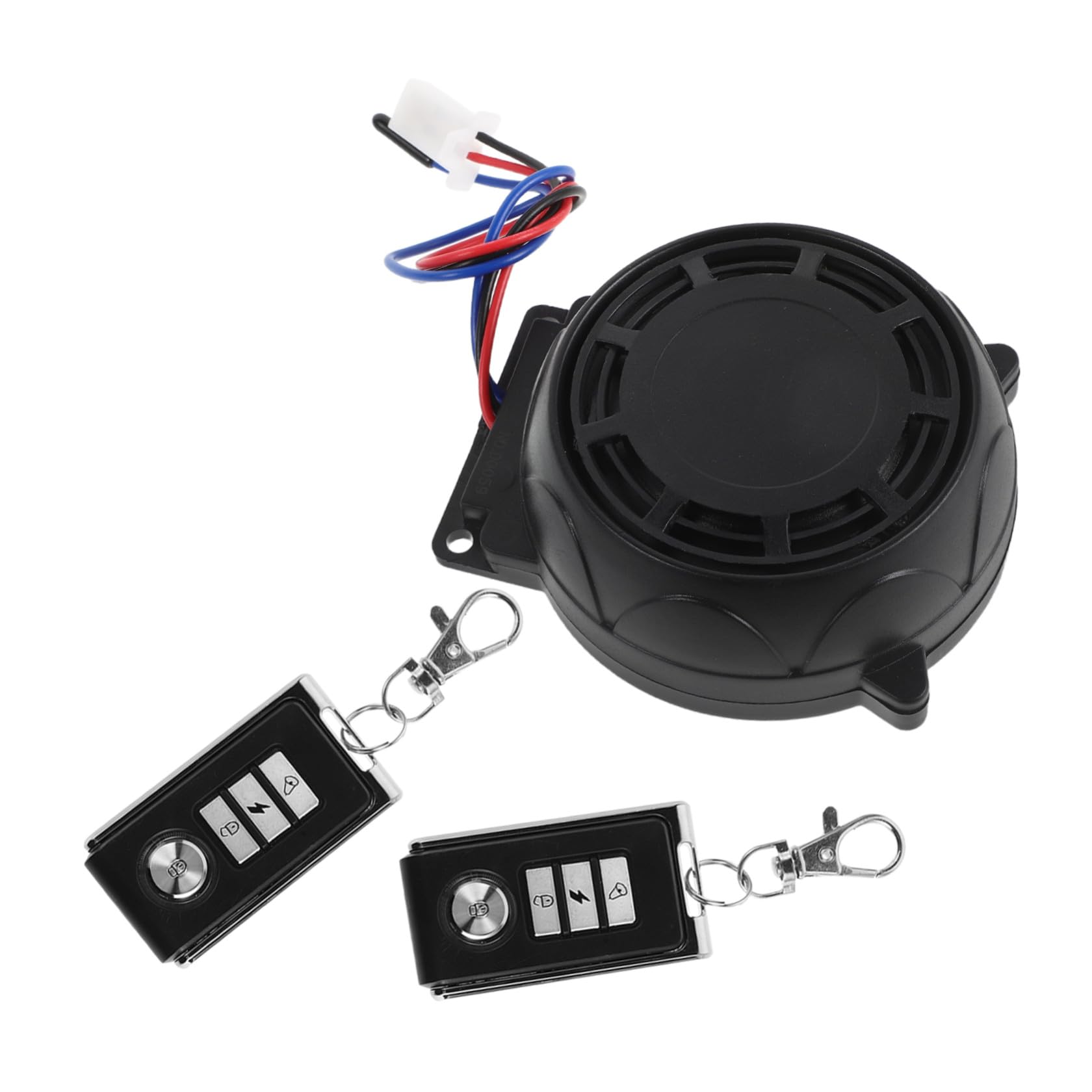 BETOOKY Allarme Antifurto per Motociclette Modello Disco Volante con Telecomando in Metallo Integrato Facile Installazione e Protezione per Moto