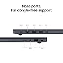 Samsung Galaxy Book4 (Gray, 16GB RAM, 512GB SSD) | 15.6" Full HD Screen | Intel Core i5 1335U Processor | Windows 11 Home | MS Office 2021 | Fingerprint Reader | Intel Iris XE Graphics | RJ45 LAN Port gallery image