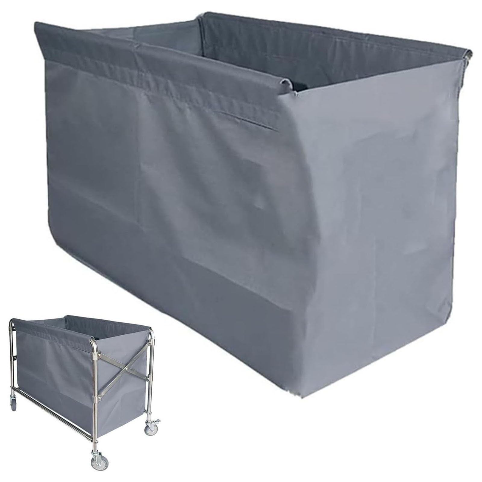 Bolsa para carrito de lavandería impermeable recambio de almacenamiento textil