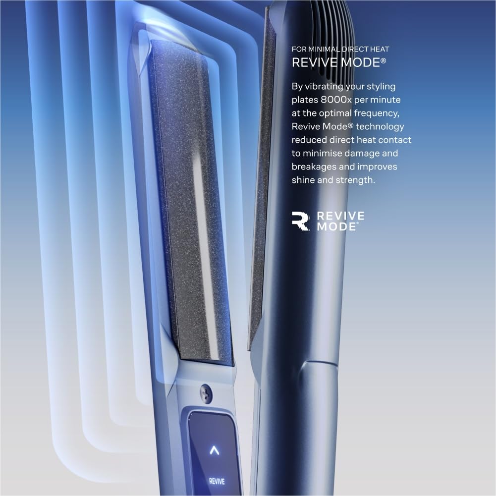 Cloud Nine 2-in-1 Contouring Original Iron Glätteisen – Haarglätter & Lockenstab mit gebogenen Sericite®-Platten, Revive Mode® & 11 Temperatureinstellungen (100–200 °C) – Für gesundes Styling