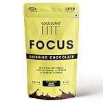 Cocosutra FOCUS – Sugar Free Ashwagandha Drinking Chocolate Mix | Enhances Mental Alertness & Reduces Stress | Keto Friendly | Enjoy hot or cold | 200 g