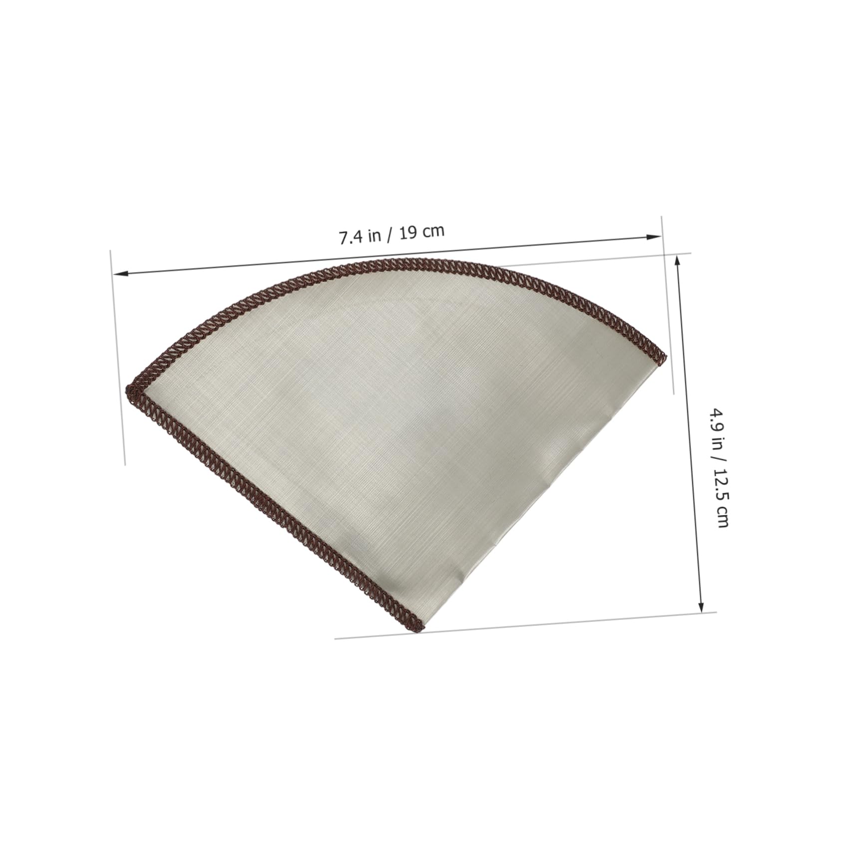 Uonlytech 4pcs Coffee Drip Filter Bag Washable Cone-shaped Coffee Strainer for Cups and Easy to Clean