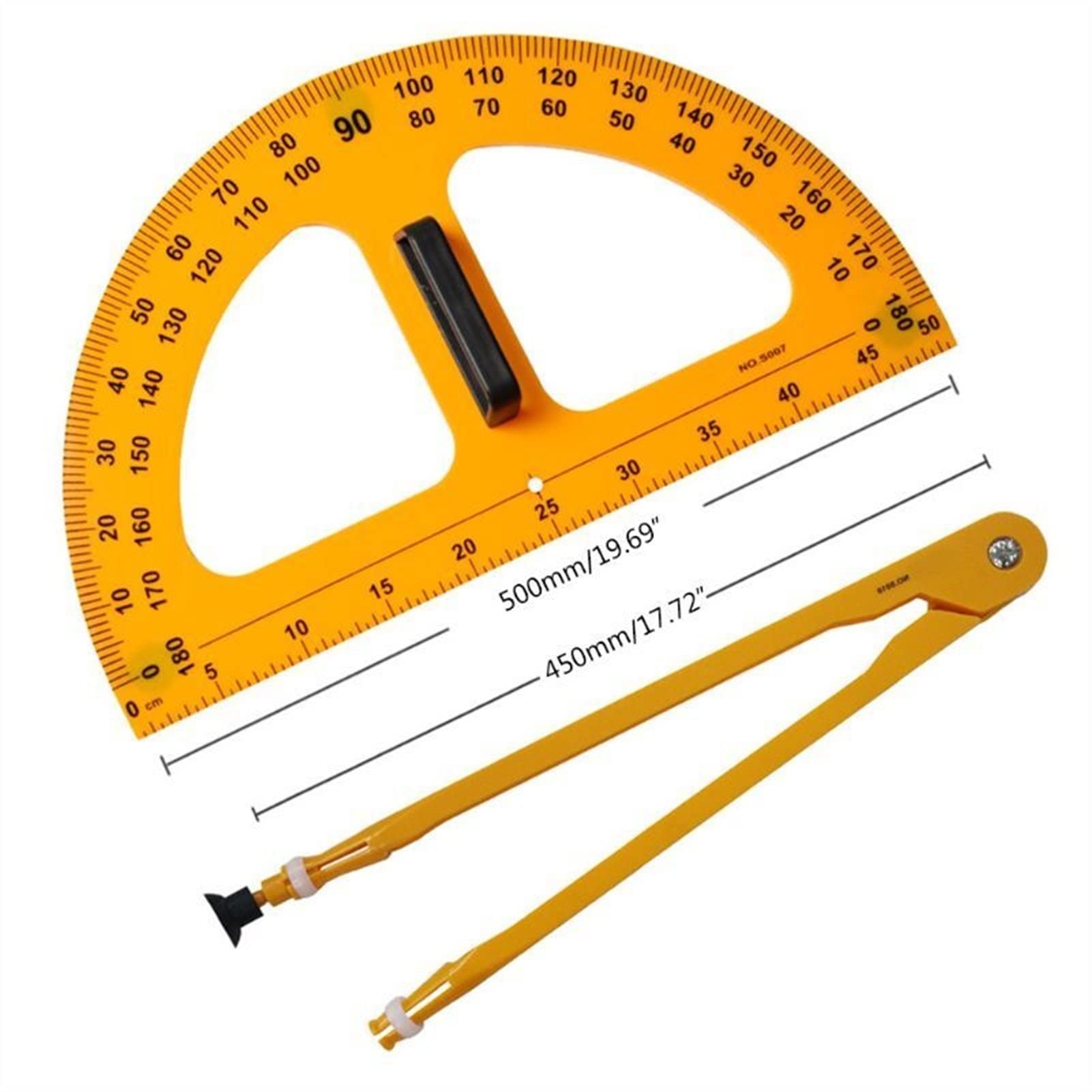 Mathematik-Geometrie-Set, Zirkel, Mathematik-Geometrie-Set, Mathematik-Winkelmesser-Set, Geometrie-Set, Kompass for Geometrie – Multifunktions-Lehrlineal-Set, Dreieck-Zirkel, Winkelmesser, Messlineal,