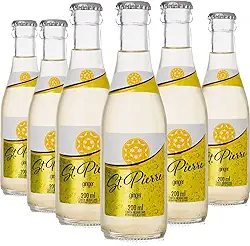 6x Água Tônica Ginger ST PIERRE Long neck 200ml