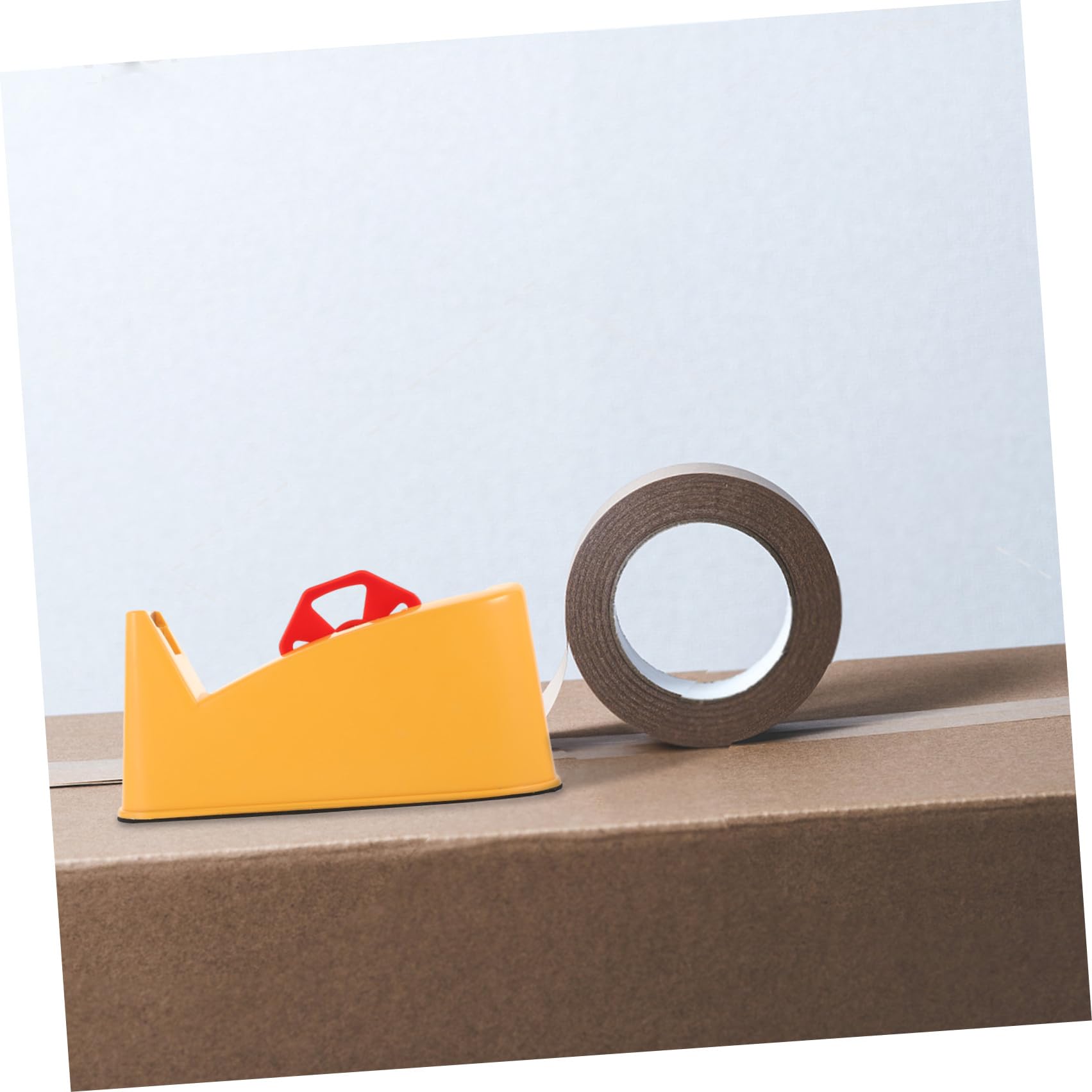 EXCEART Tape Cutter Karton Verpackungsgerät Mit Manuellem Baler Und Klebebandspender Robuste Und Ergonomische Lösung Für Büro Und Zuhause Farbe Zufällig