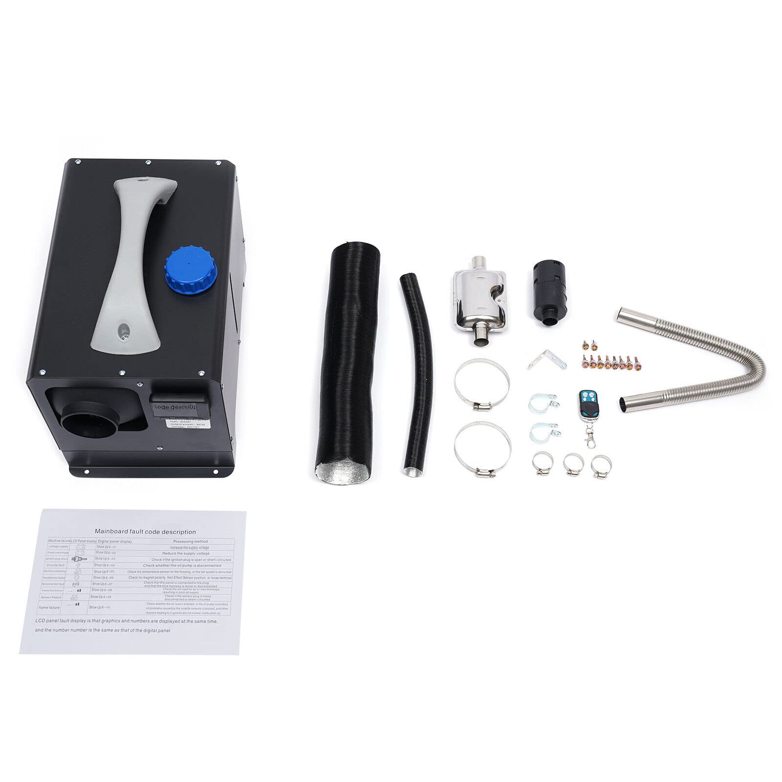 Riscaldatore Diesel 8KW 12V Con Telecomando - Per Camper, Barche E Veicoli - Riscaldamento Rapido E Sicuro