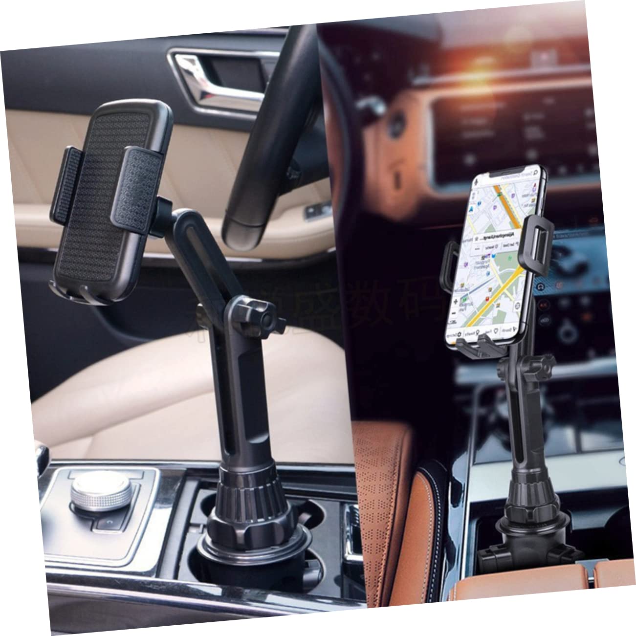 Supporto Regolabile per Telefono da Auto Base Espandibile in Abs, Presa Stabile e Installazione Facile, per Auto e Camion