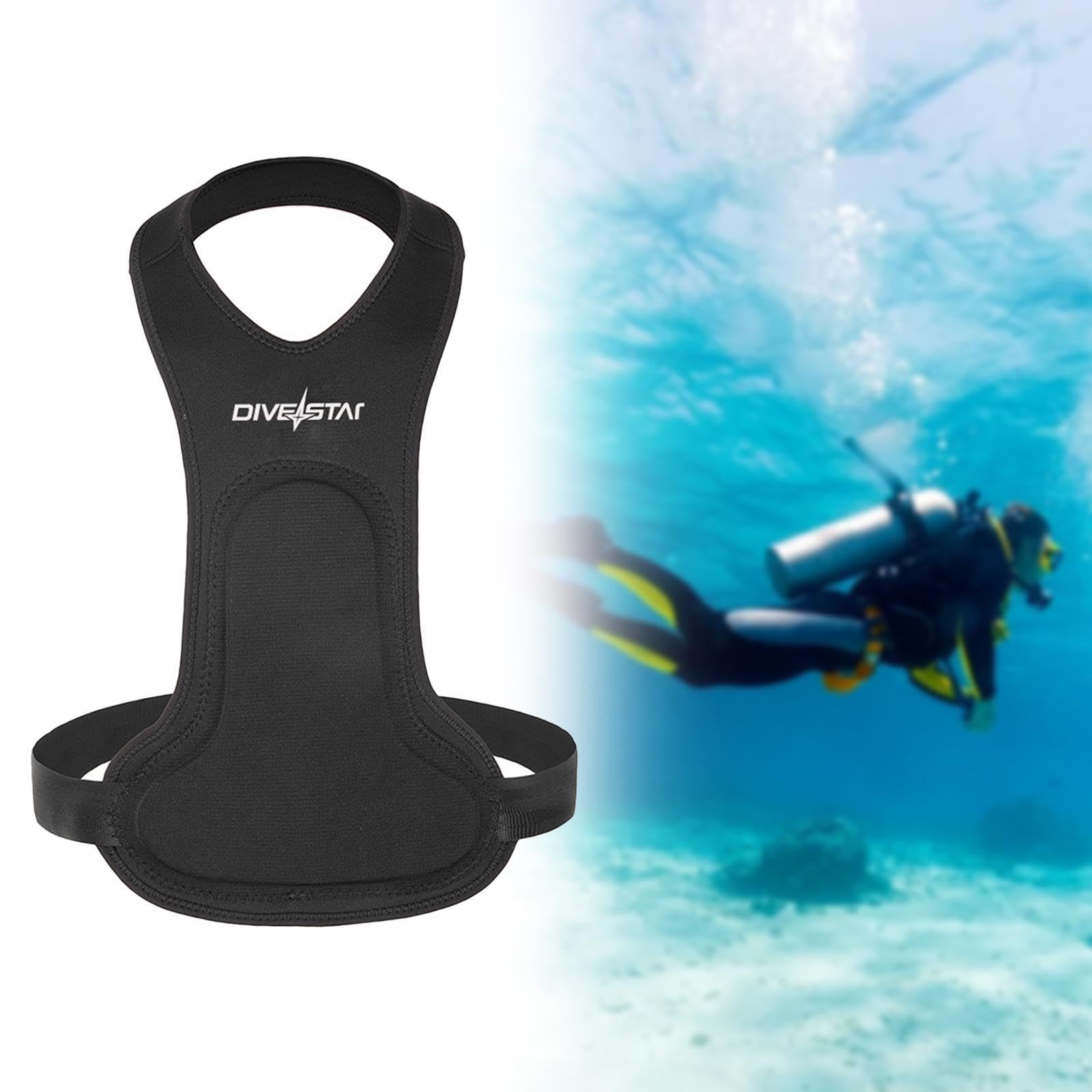 Fenteer Almohadilla de Pecho Protectora para Pesca Submarina para Hombres Y Mujeres, Almohadilla de Carga de Pecho de Neopreno Profesional Portátil para Pesca