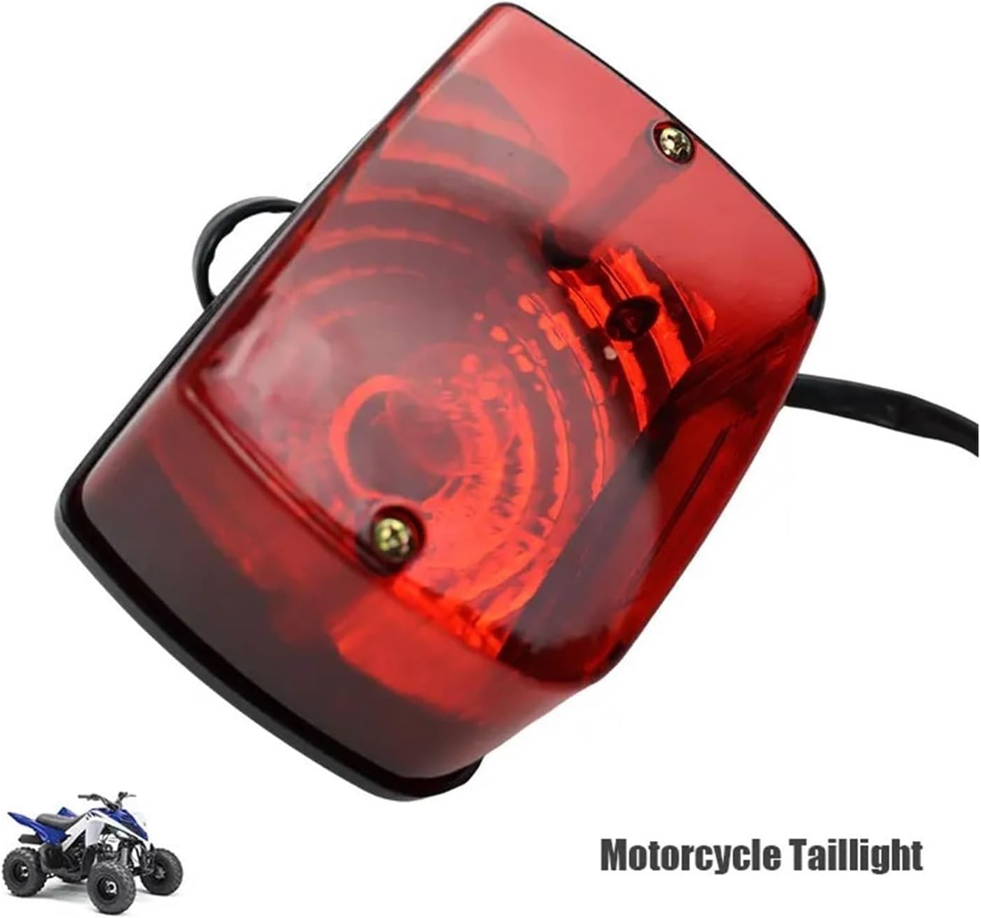 Luz de Freno Trasera Moto Para Atv Pit Dirt Bike Moto Fanale posteriore a LED Luci freno posteriori in plastica Indicatore di stop Accessori universali per motocross Luci posteriori