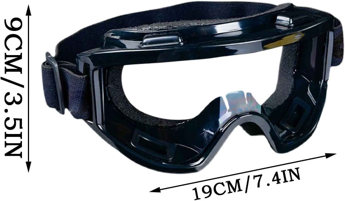 Safety Goggles, Anti-Fog Protective Eyewear, Anti-Scratch, Dust-Proof, Over-Eyeglasses Design, Eye Protection, Men’s Work Gear, Construction Safety, Durable, Comfortable Fit