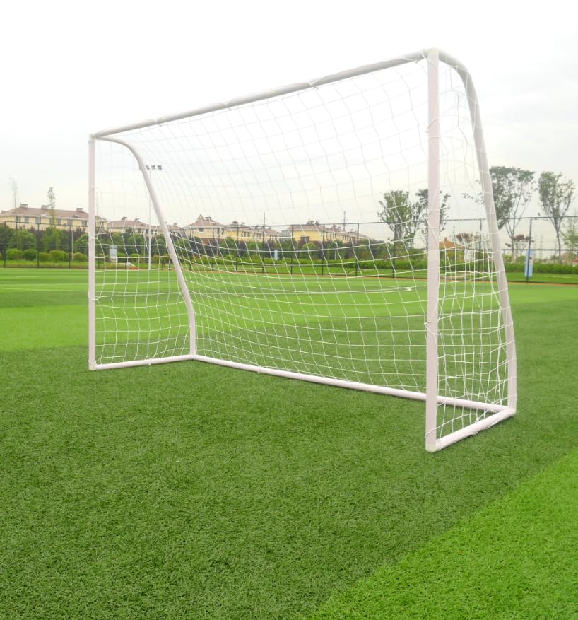Ktaxon Soccer Goal 6x4/8x6 Portable Soccer Nets, Easy to Assemble PVC Frame, Design for Backyard Practice and Fun for Teens & Adults, Waterproof