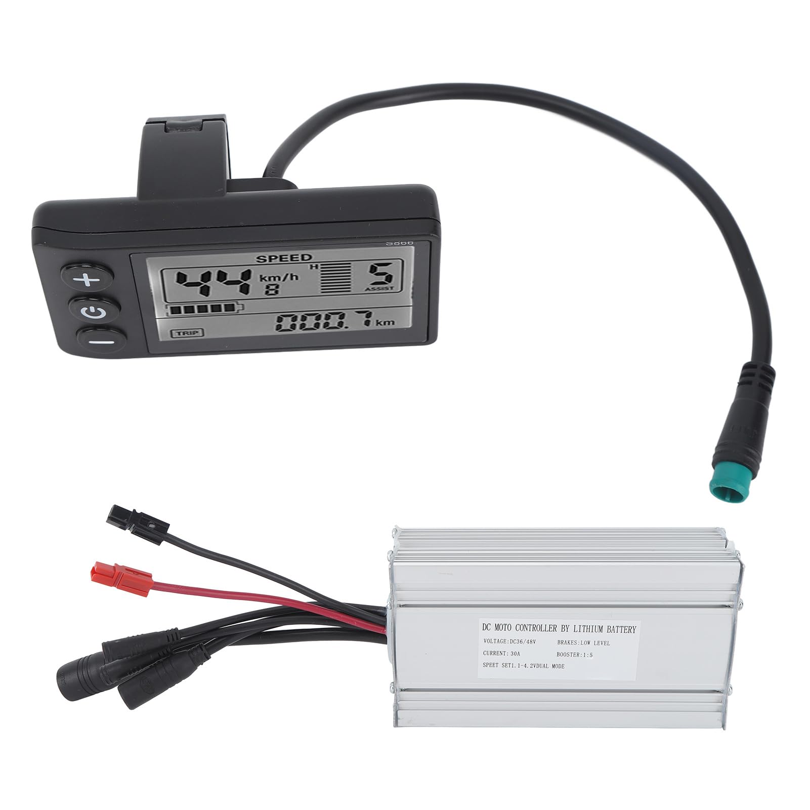 Zestaw kontrolera konwersji litowej rowerowej Sunicon, z 30A kontrolerem rowerowego S866 Panelu wyświetlacza Zestaw sterowania DIY