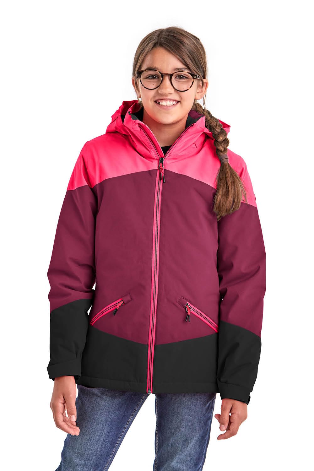Killtec Mädchen Kow 195 Grls Jckt Outdoorjacke/Funktionsjacke mit Kapuze