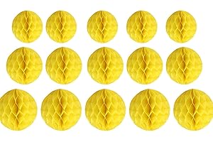 Vibrant Honeycomb Balls: A Burst of Cheer for Your Celebrations