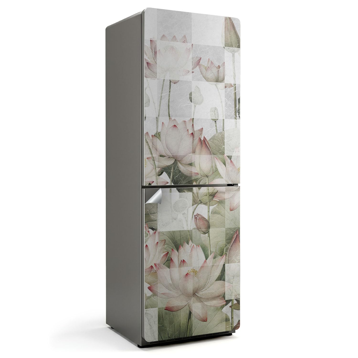 Pegatinas para Puerta de Frigorífico 60x180 cm Adhesivas Impermeables y Resistentes para Cocina