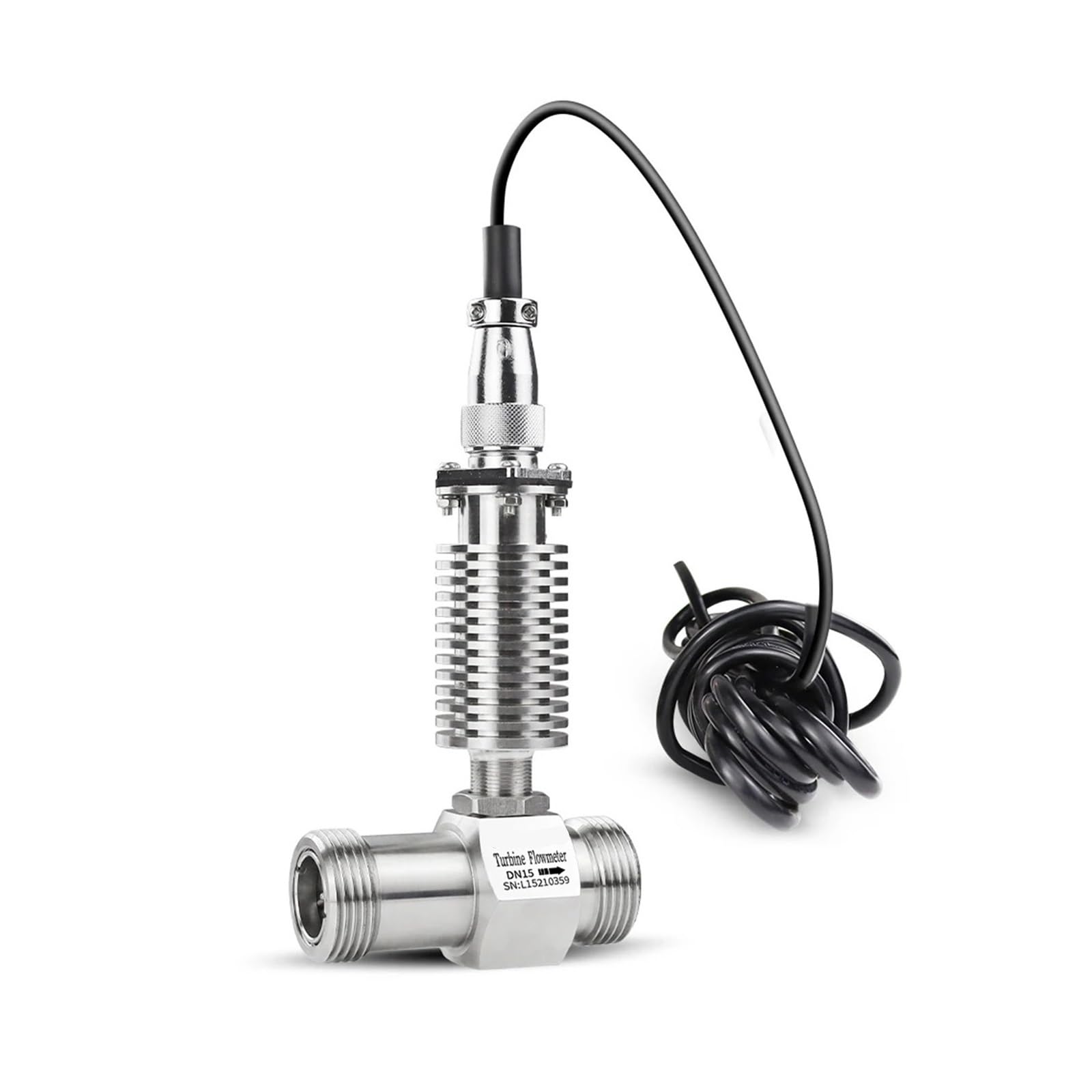 KSZHZYMGX IP68 Turbine Flow Meter For Waterproof Pulse Signal 12-24VDC(DN4)