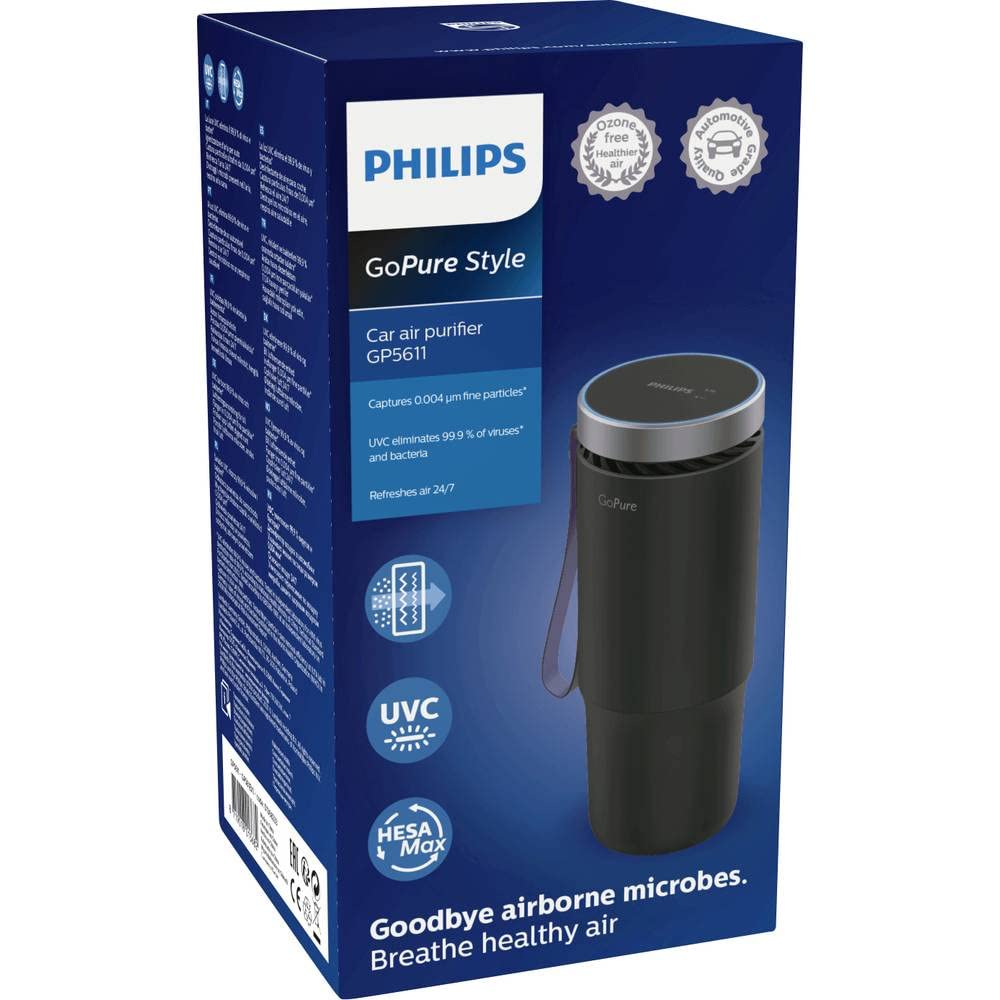 Philips Automotive Lighting Oczyszczacz Powietrza, Czarny, 7.6 x 9 x 20.6 cm