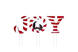 Joy Letters Christmas Outdoor Decorations