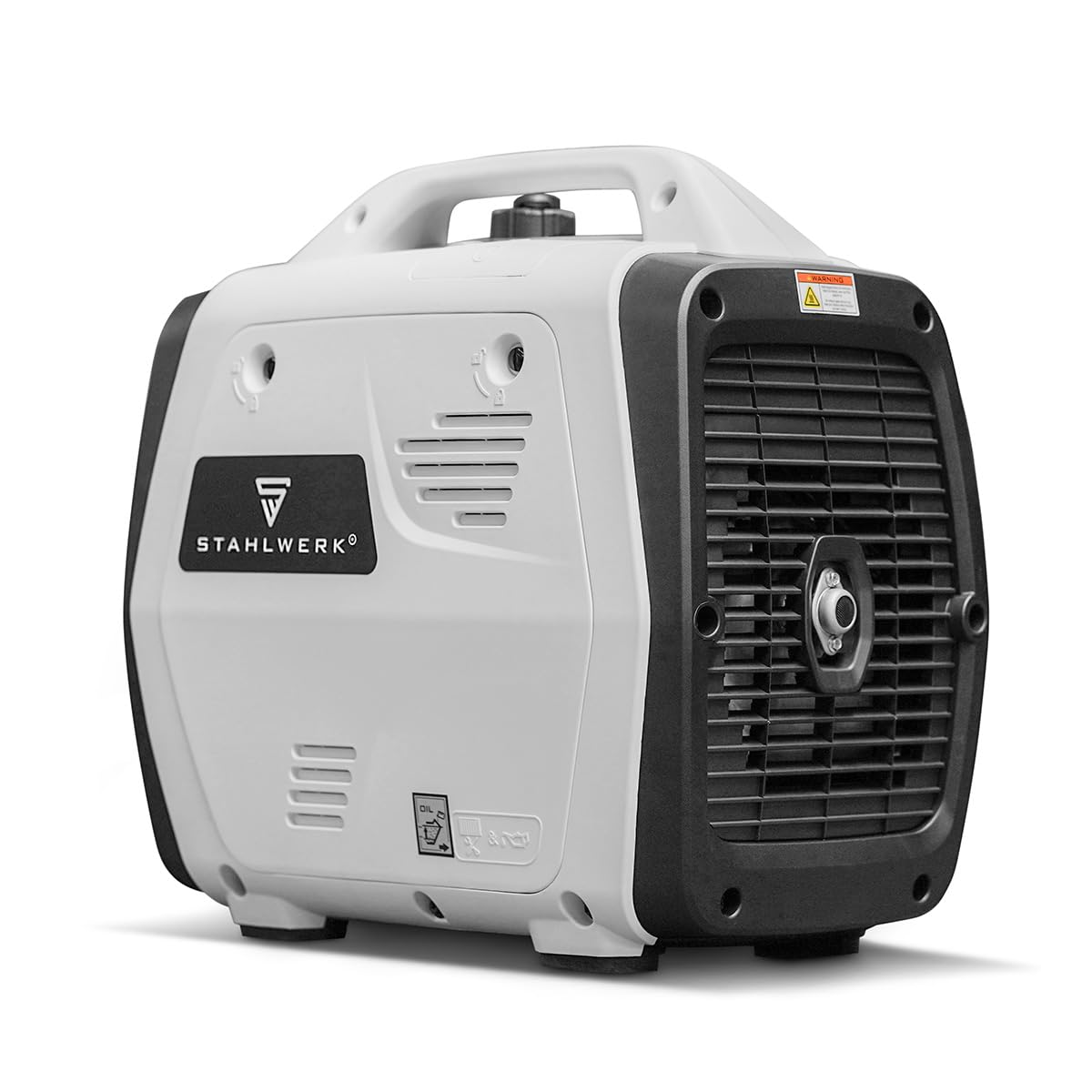 STAHLWERK Generador de gasolina IG-3500 ST de 3,5 kW / 4,76 PS, generador de corriente con inversor, generador eléctrico, grupo electrógeno de emergencia con mando a distancia y arranque eléctrico