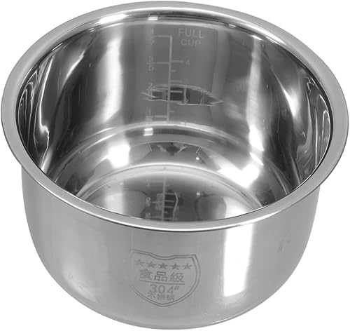 LABRIMP Utensilios de cocina de acero inoxidable Accesorios de revestimiento de olla de arroz para avena Plug-in Acero inoxidable Cocina doméstica