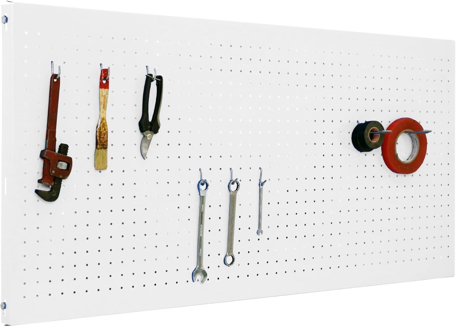 Simon Rack Wall Tool Panel, Tool Organizer, Includes 8 Hooks, 900x600mm, Anthracite - Simonwork