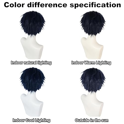 Miniatura 46 de Anogol peluca color blanco plateado Tokio Ghoul Tokio Guru Kaneki Ken para fiesta de Cosplay