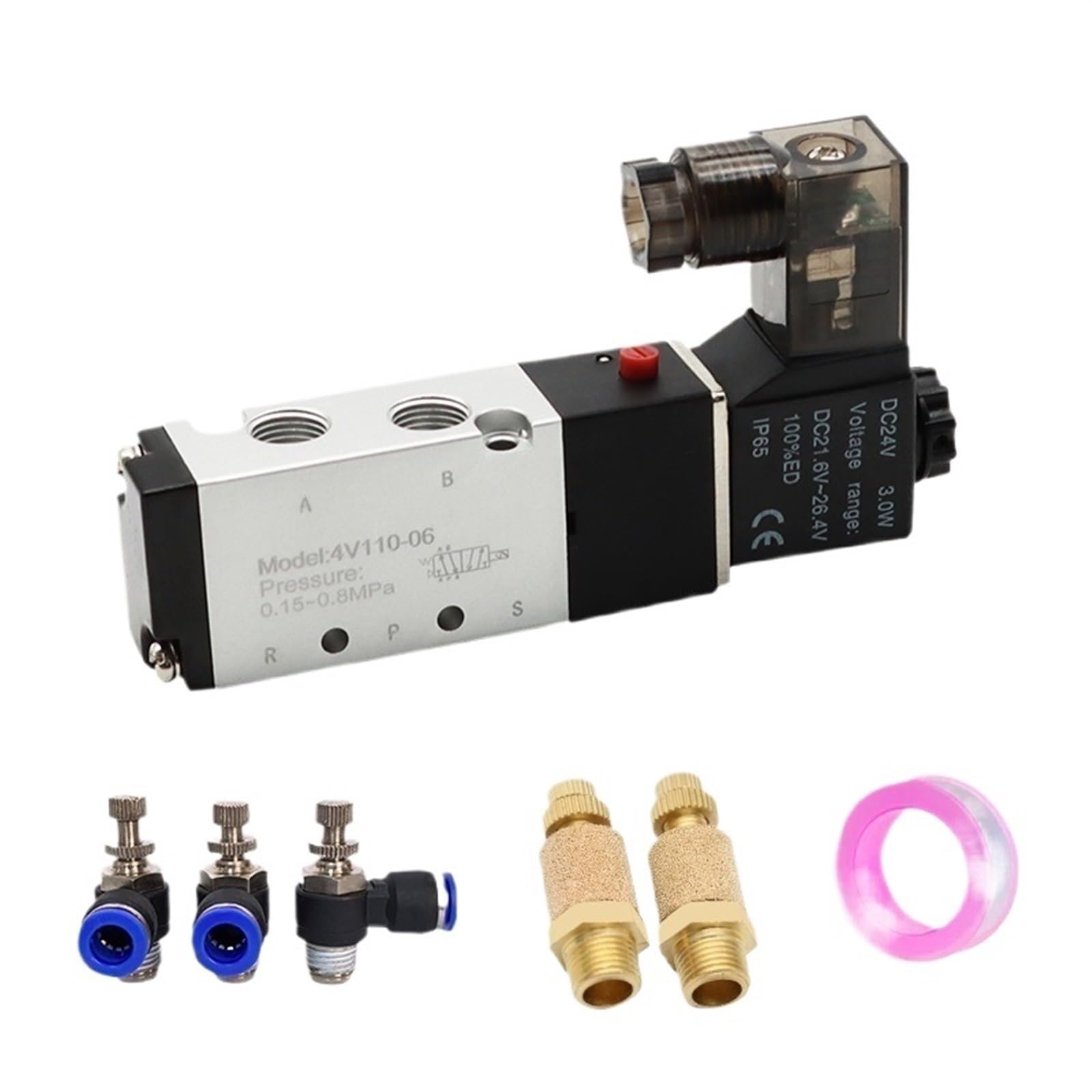 Électrovanne pneumatique 4V110-06 1/8 pour automatiser un atelier de production