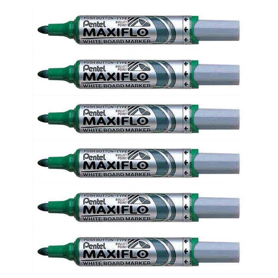 Marqueurs vert Pentel Maxiflo pour animer vos réunions