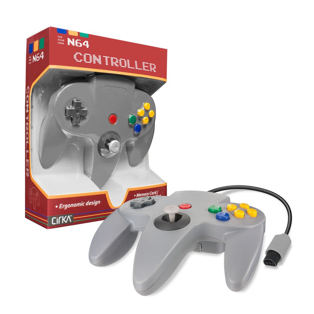 Amazon.com: CirKa Controller for N64 (Gray) : Video Games