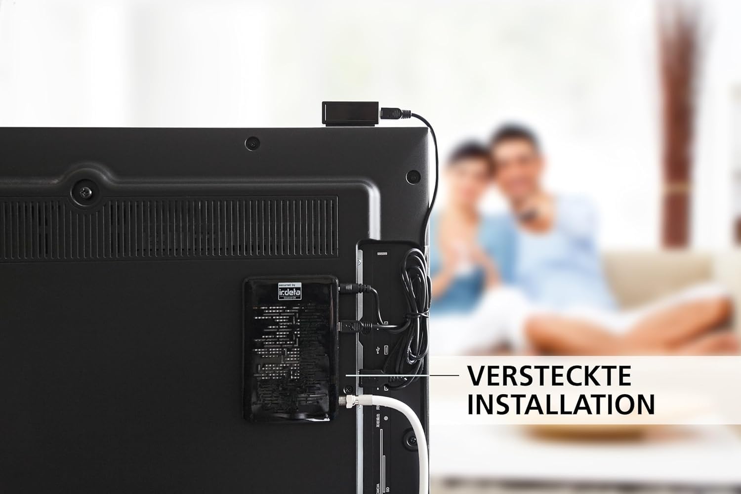 TELESTAR TeleMINI T2 IR – DVB-T2 & DVB-C odbiornik (odbiornik kombi do DVB-T2 i odbioru kablowego, możliwa ukryta instalacja, w zestawie 6 miesięcy freenet TV)