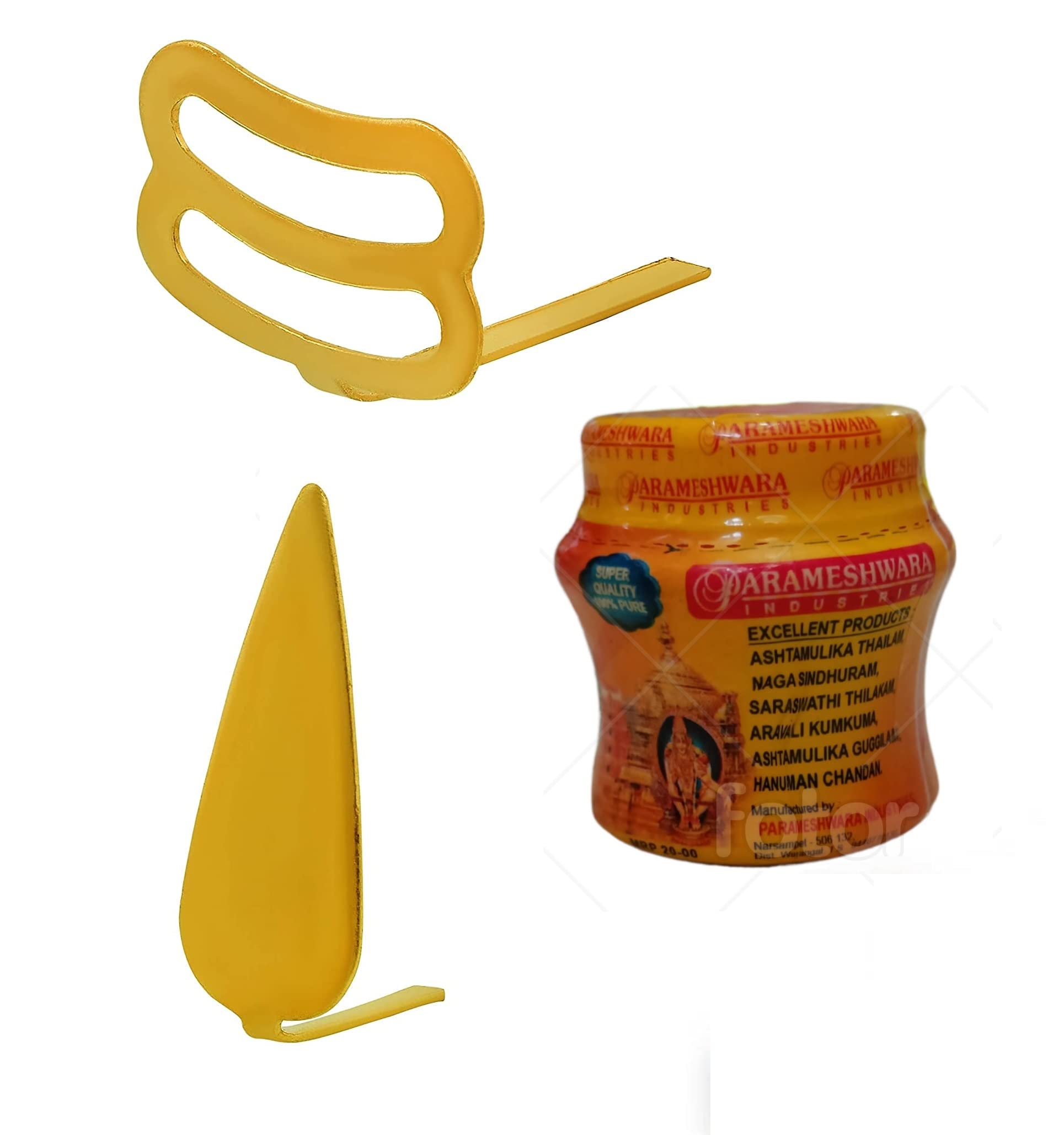 Combo of 2 Teeka Stamp with Chandan Spiritual Teeka Tilak Stamp Tool Puja for Daily Usage Occasionally for Men/Women (B)-picture-26