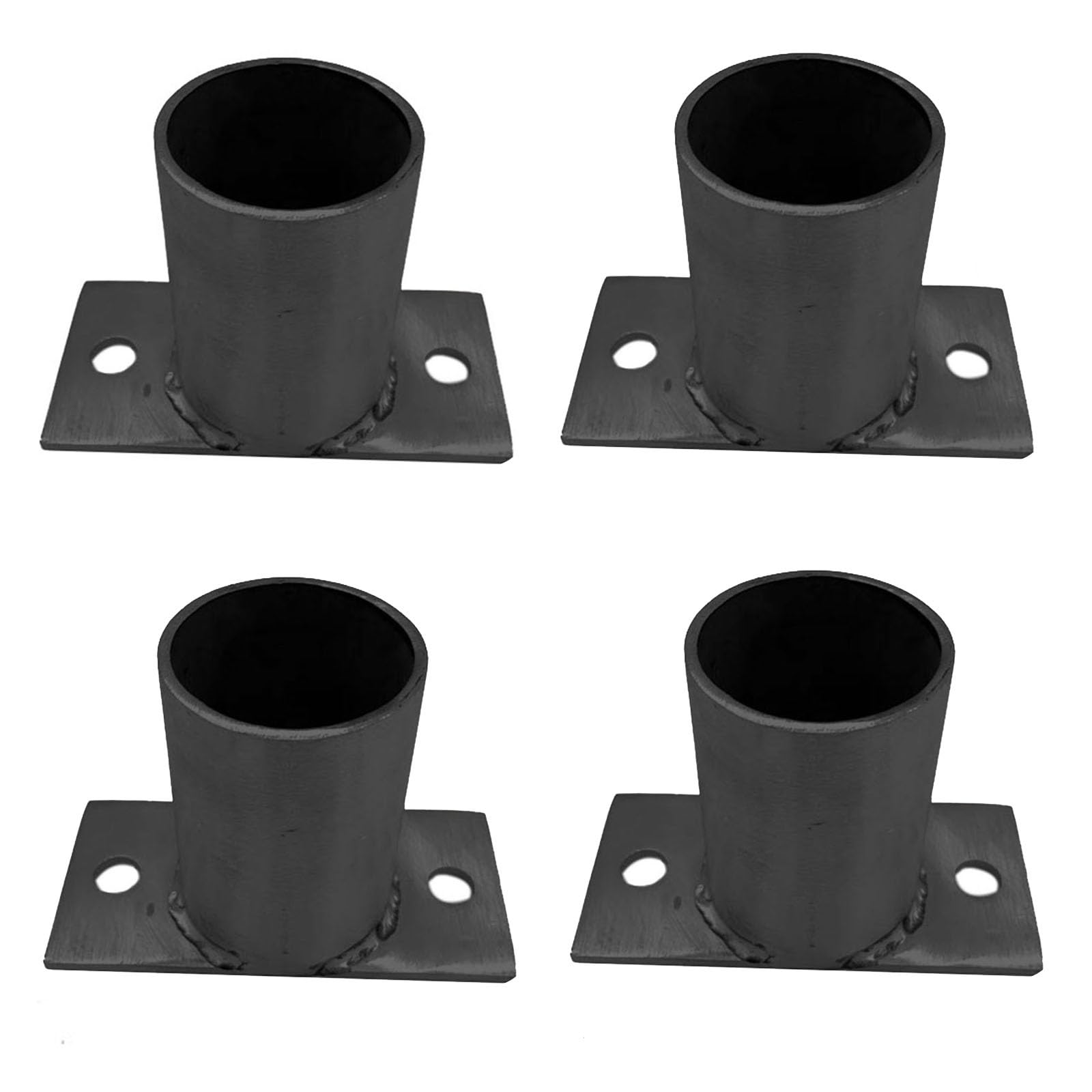 Brides de sol rondes pour poteau de garde-corps de terrasse en bois lot de 4