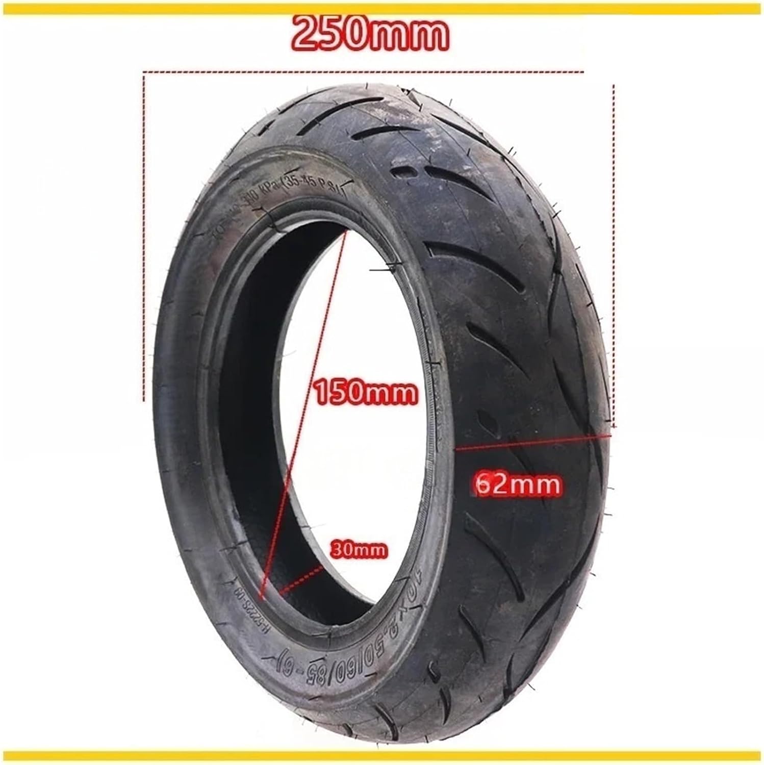 10x2.50 Tire & Tube For Kugoo/Speedway/Zero 10X Scooter