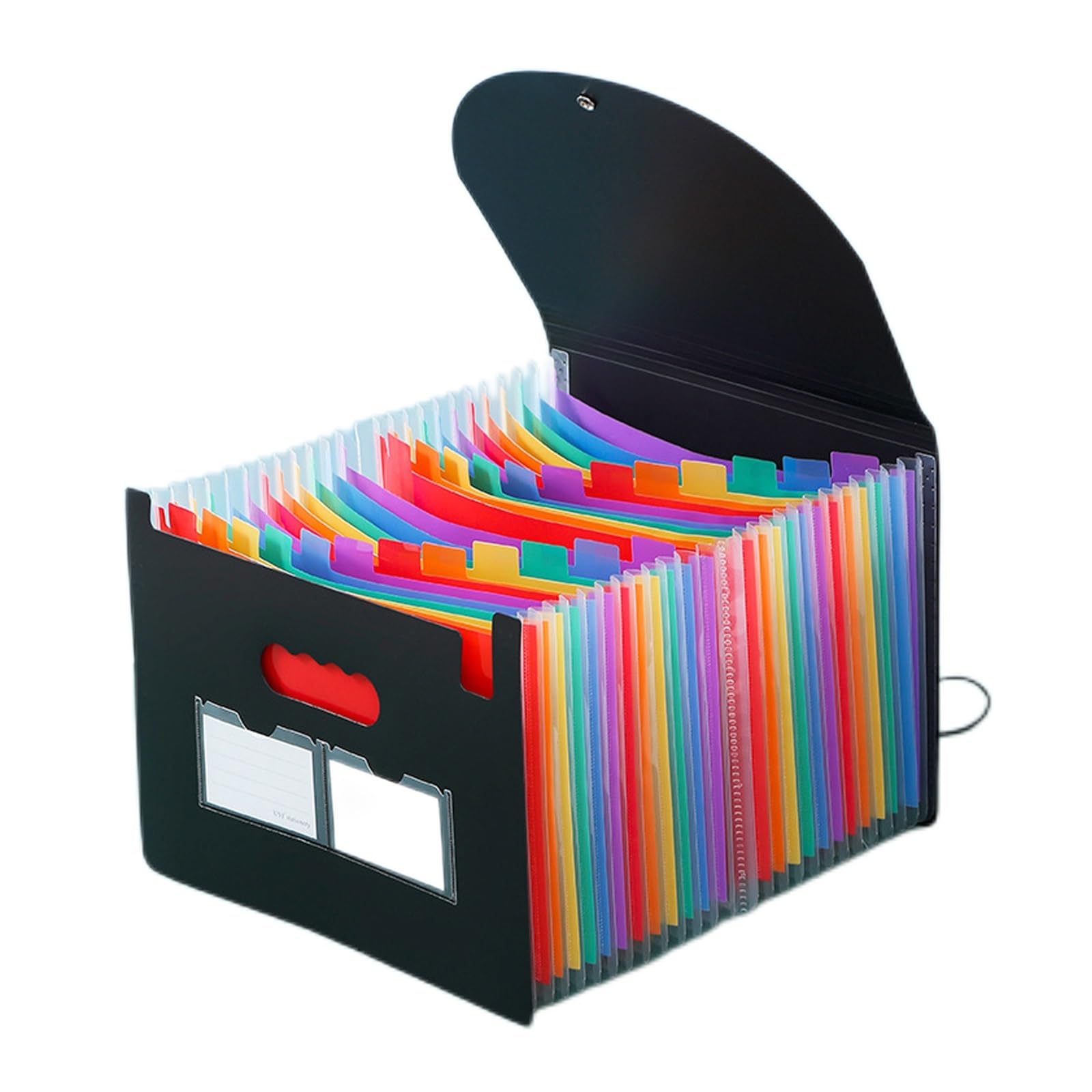 Carpeta expansible, Carpeta de acordeón A4, Organizador expandible con 13/25 Bolsillos for Aula, Oficina, hogar y Viajes(25)