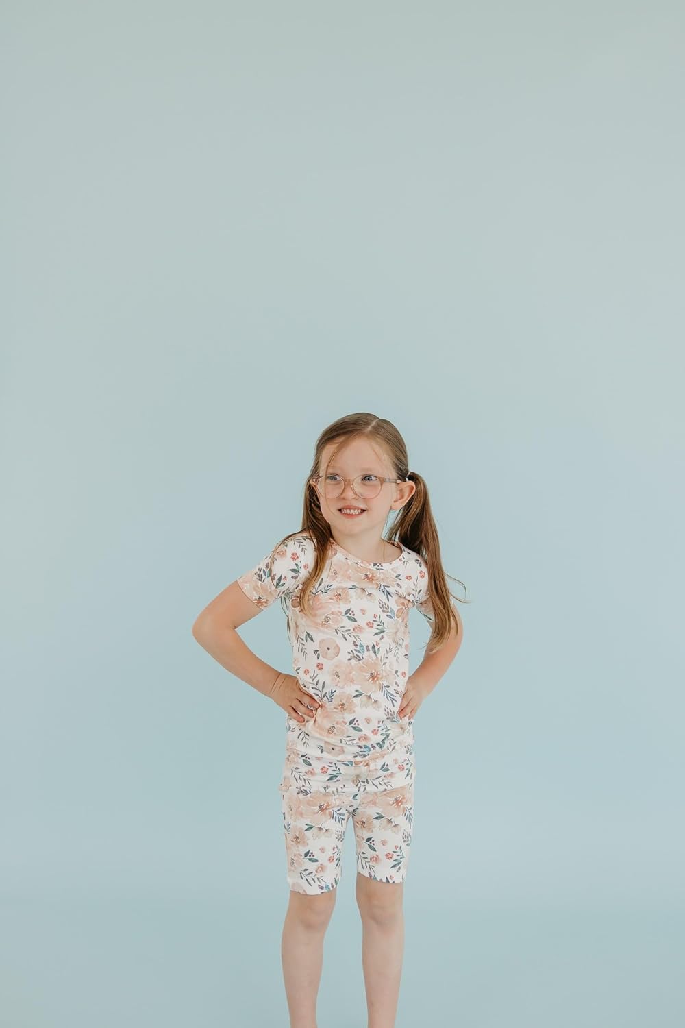 Copper Pearl Two Piece Short Sleeve Toddler Pajamas PJ Sets for Boys and Girls - Adorable Pattern Summer Pajamas Shorts to Keep Cool While Sleeping, Size 12 Months to 5T - Autumn