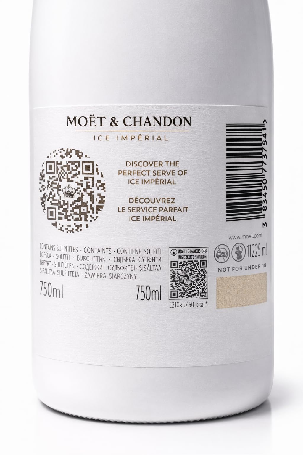 Moet & Chandon Ice Imperial Champagne, 750ml : Amazon.sg: Grocery