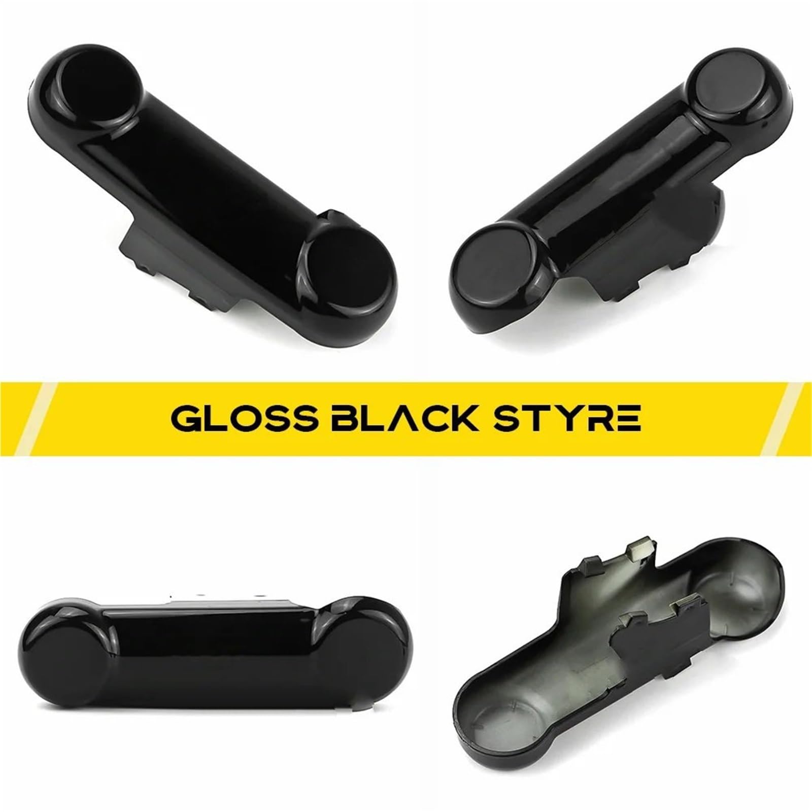 Fit Für Vespa LX LXV S GTS GTV 125 300 2017-2023 Motorrad Vorderrad Suspension Arm Abdeckung Bremsscheibe Rocker Schutz(Gloss Black)