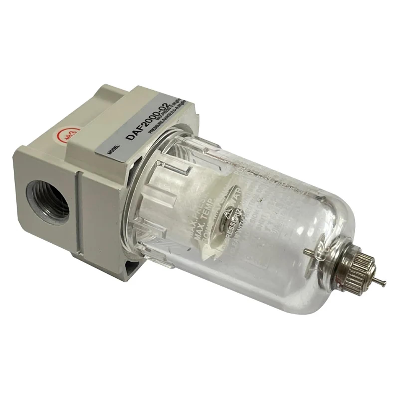 1 szt. AF2000-02 pompa powietrza filtr sprężarki pneumatyczny uniwersalny zbiornik łapania oleju może usunąć zanieczyszczenia separator wody skompresowany 1/4 (tylko filtr powietrza, włókno
