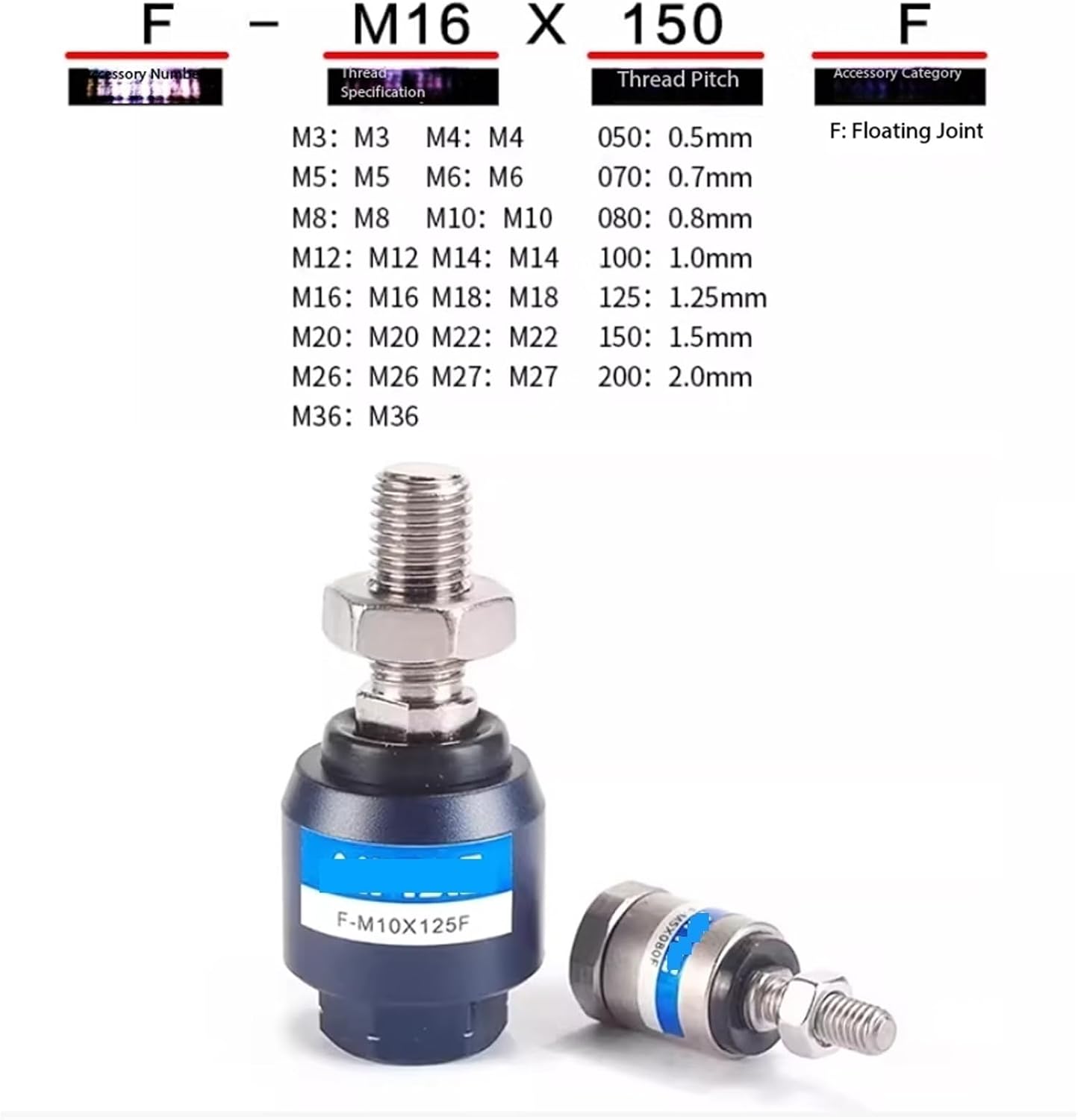 Floating Joint Universal Joints | Floating joint(F-M5X080F\M5X0.8)