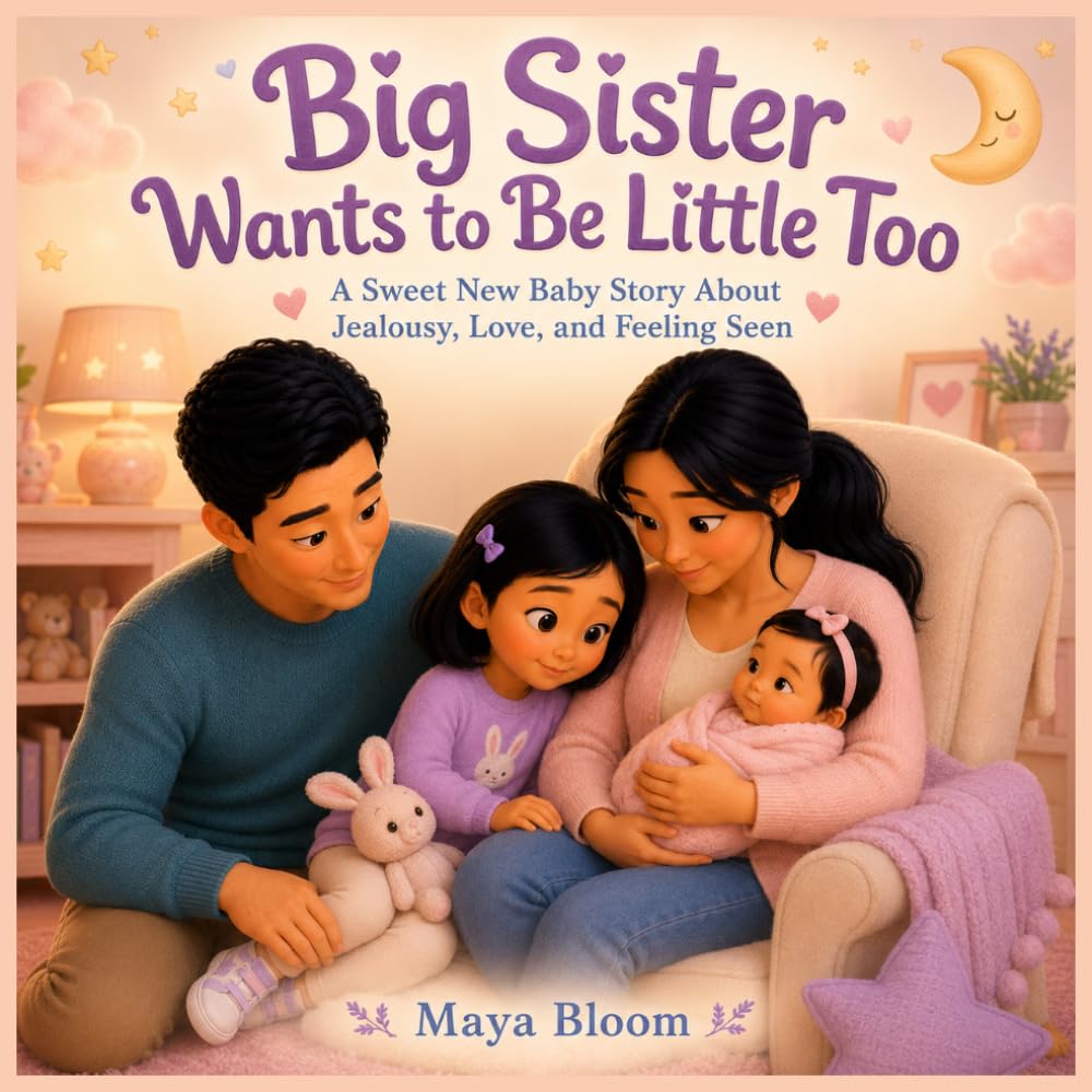Big Sister Wants to Be Little Too: A Sweet New Baby Story About Jealousy, Love, and Feeling Seen (Maya Bloom New Baby Sibling Stories)