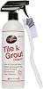 Rock Doctor Natural Tile and Grout Cleaner with brush, Remove Stains Dirt, Oil, and Soap Scum, Heavy Duty Non-Abrasive Tile Cleaner, Natural Formula