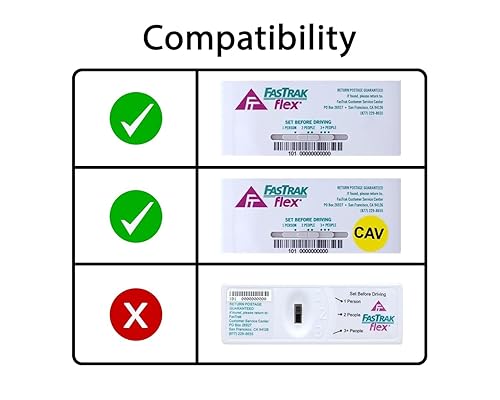 Miniatura 2 de Fastrak Flex Transponder Toll Pass Holder with Suction Cups for Mounting on Windshield of Vehicles.