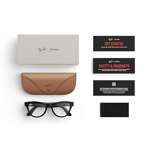 Miniatura 7 de Ray-Ban Meta (Gen 1), Skyler, Shiny Black Smart AI Glasses for Men, Women — 12 MP Ultra-Wide Camera, Open-Ear Speakers for Audio, Video Recording