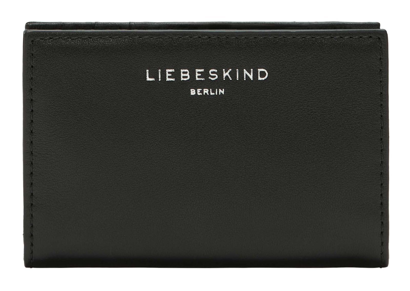 LIEBESKIND Berlin Leather Card case Soft Nappa Lilith Wallet Black