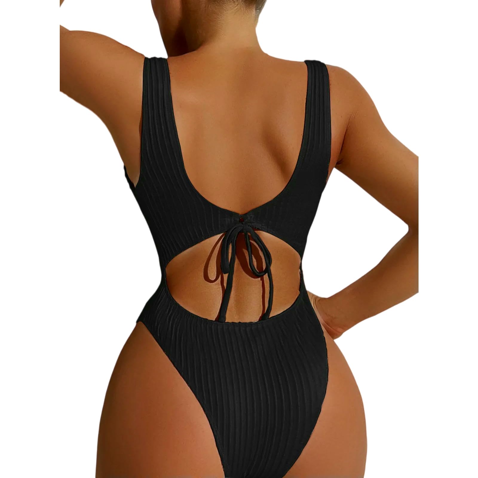 Costume Intero in Poliammide con Scollo Quadrato | Costume da bagno intero da donna con scollo quadrato