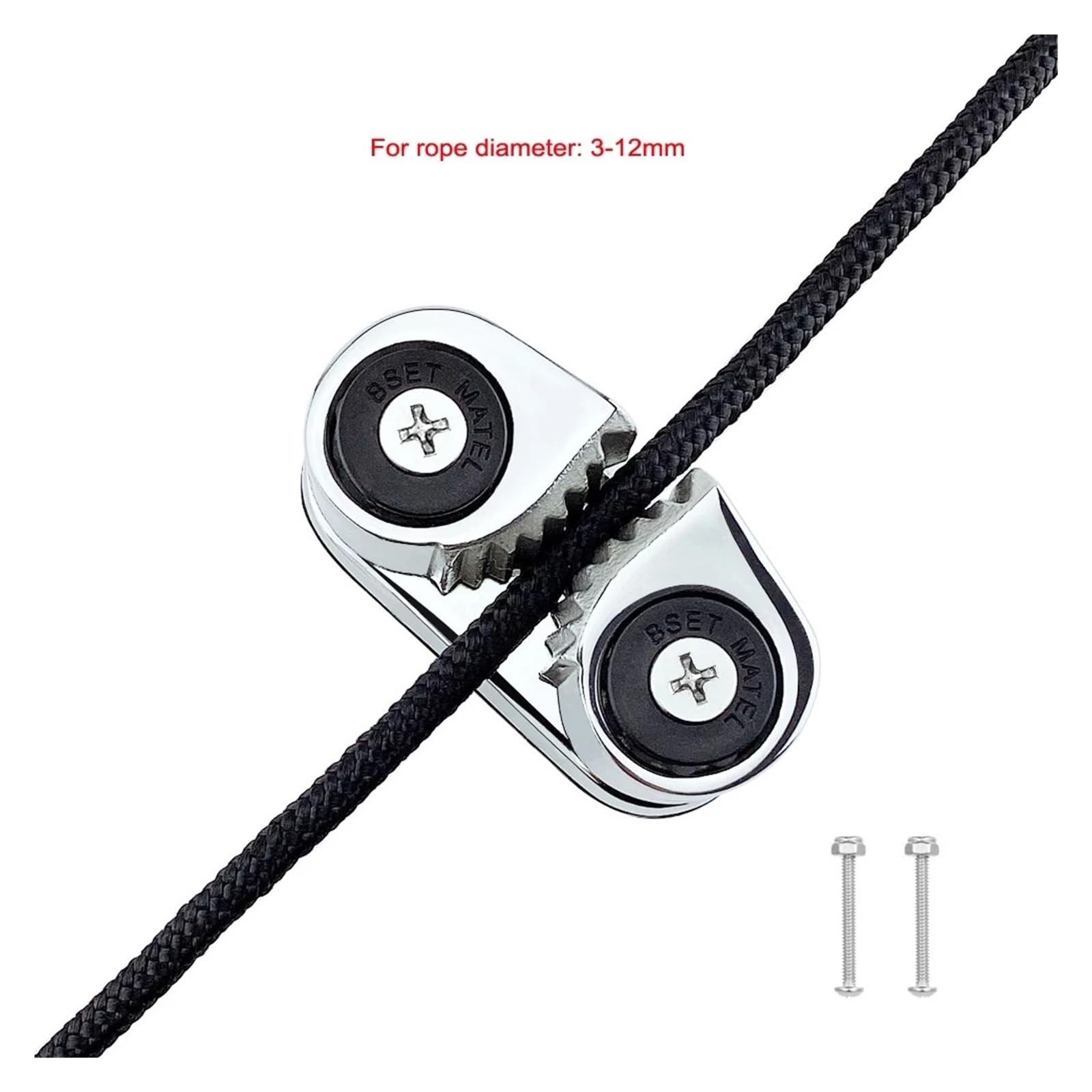 Attrezzatura for imbarcazioni marine in acciaio inossidabile, strozzascotte con cuscinetti a sfera a 2 file, passacavo for cavi metallici ad ingresso rapido for barche a vela per Marina, Nave