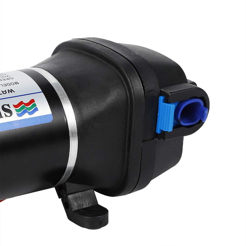 Zelfaanzuigende Waterpomp, 12V 100W, 8L/min 160 PSI Membraan Hogedrukpomp voor Bestelwagen, Caravan, Kleine Boten, Irrigatie