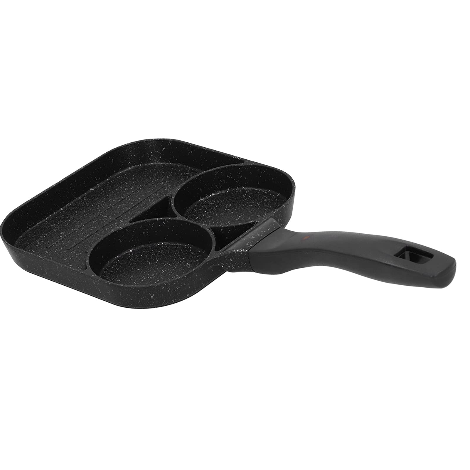 Restokki 3 in 1 Egg Frying Pan, Non Stick Steak Sausage Cooking Pan for Kitchen Use