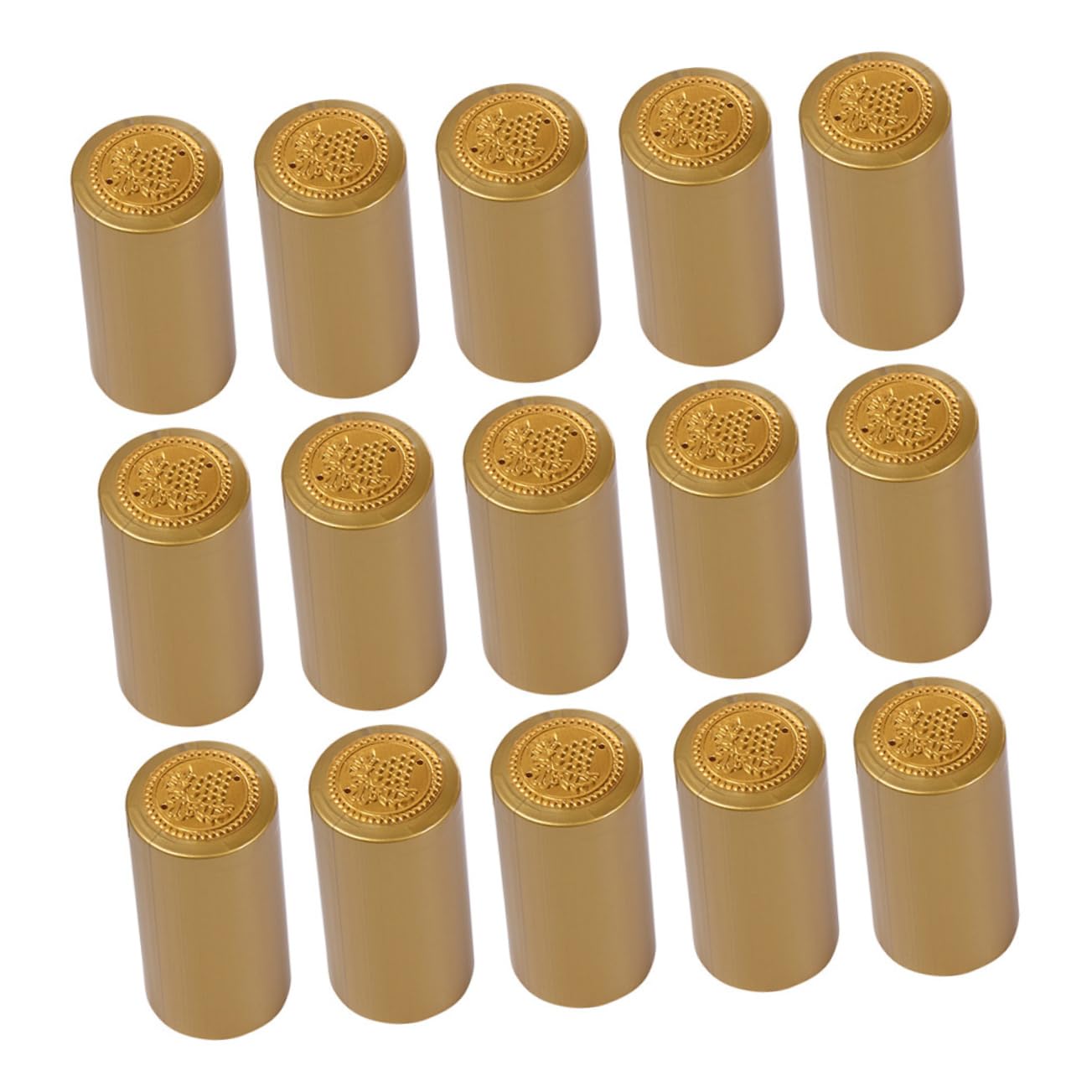MOLUCKFU 50pcs Wine Bottle Heat Shrink Capsules Sealing Sleeves for Homemade Wine Easy to Use for Bars Wineries and Home Brewing